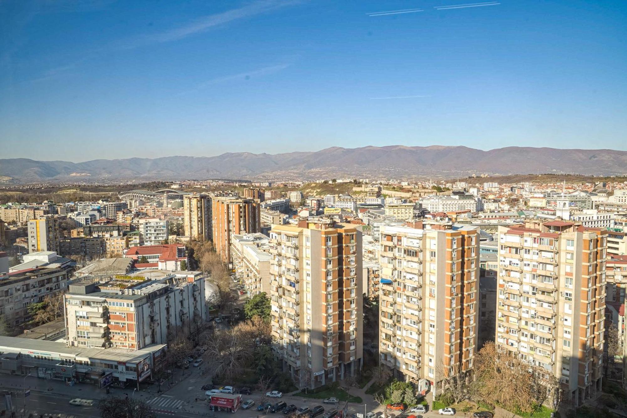 180° View Apartment In Diamond Building Σκόπια Εξωτερικό φωτογραφία